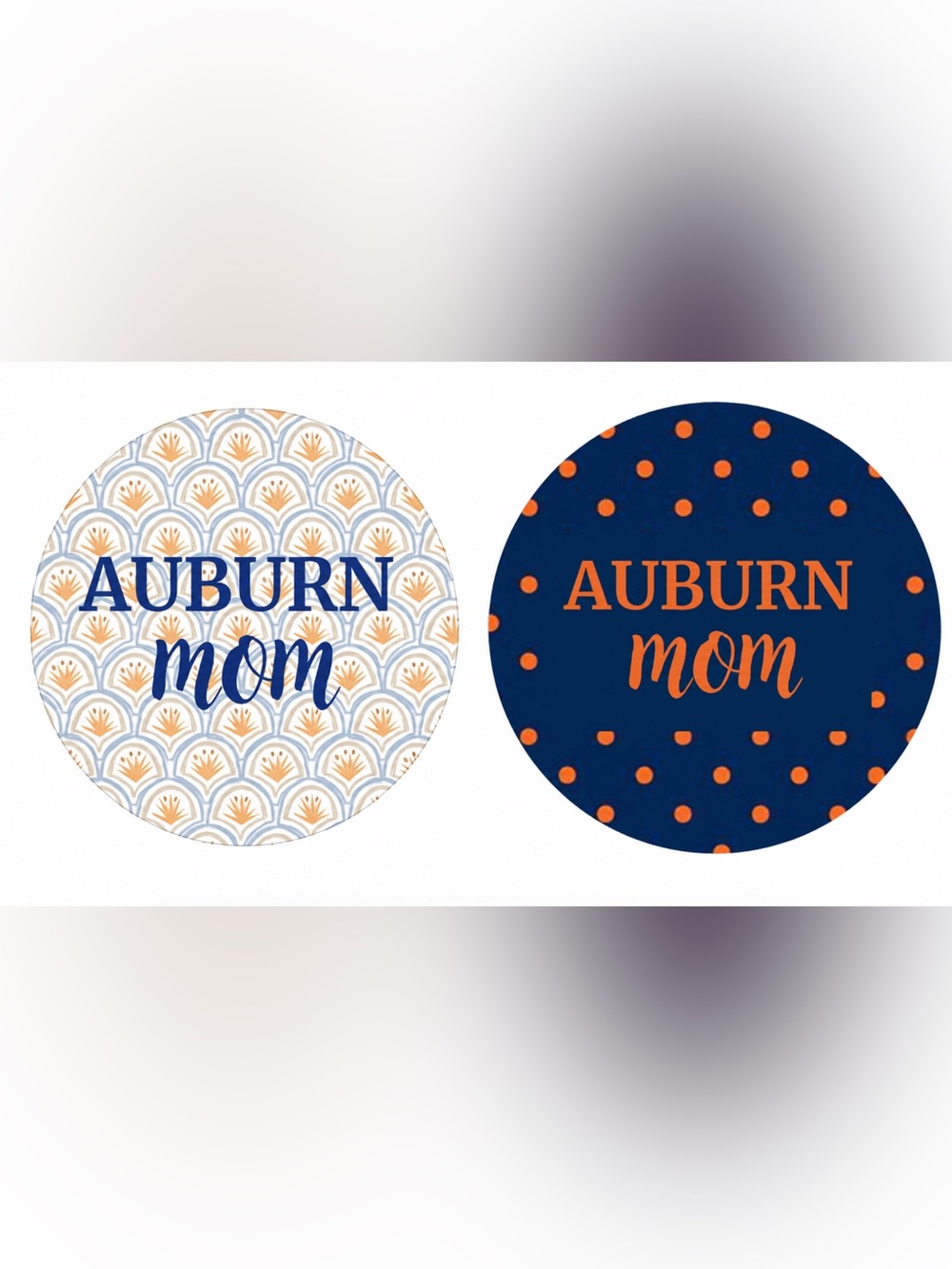 Auburn Mom Game-day Buttons!!